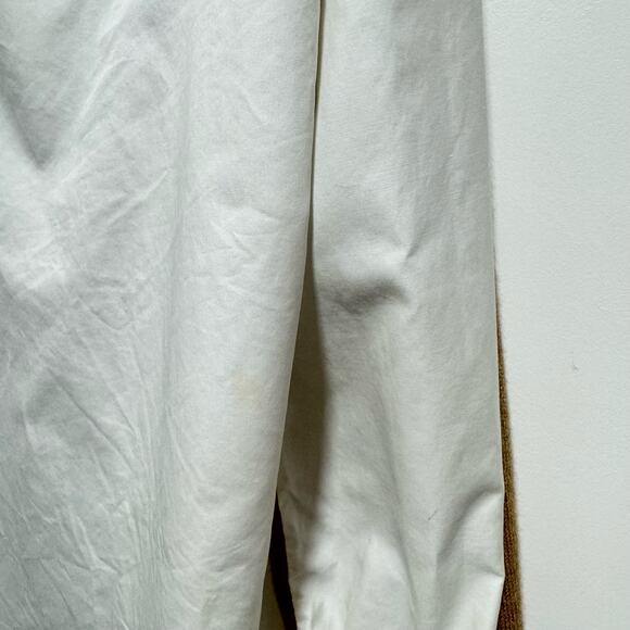 Tibi Merino Wool Sweater Shirt Combo V-neck Pullover Size XS Tan/ White - Picture 9 of 10